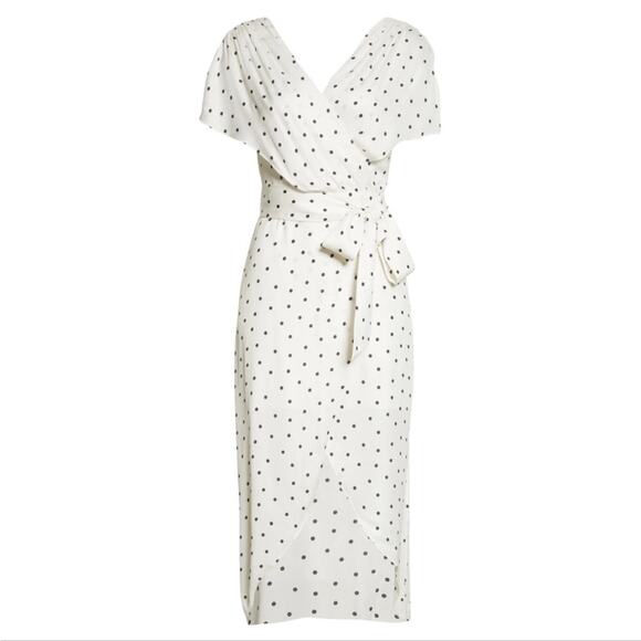 Alice + Olivia Darva Polka Dot Faux Wrap Dress
In Cutie Polka Dot 10 EUC - Picture 13 of 14